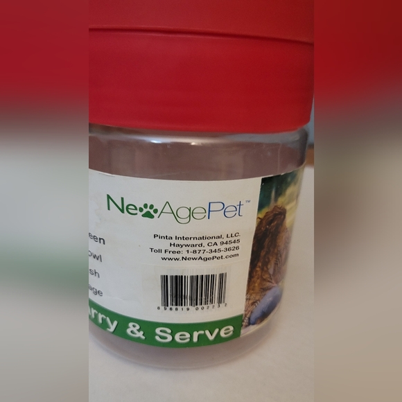 Go Pet Travel food and water Kit container Red and Clear - Picture 8 of 9